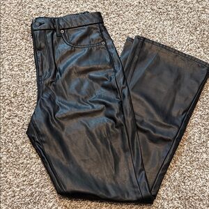 American Eagle Black Leather Pants
